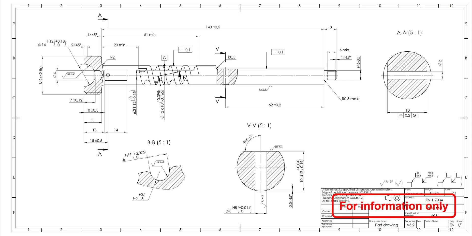 Push rod 605